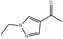 1-(1-エチル-1H-ピラゾール-4-イル)エタノン 化学構造式