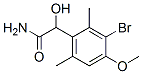 Benzeneacetamide,  3-bromo--alpha--hydroxy-4-methoxy-2,6-dimethyl- Structure