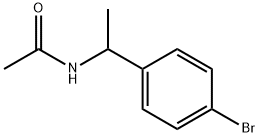 N-[1-(4-溴苯)乙基]乙酰胺 结构式
