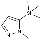1-METHYL-5-TRIMETHYLSILANYL-1H-PYRAZOLE Struktur