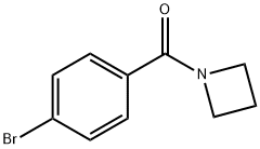 azetidin-1-yl(4-bromophenyl)methanone Structure