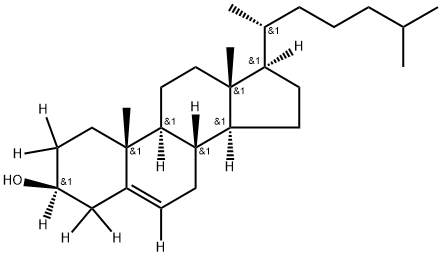 Cholesterol-d6 Structure