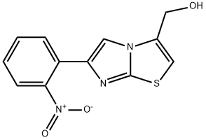 3-HYDROXYMETHYL-6-(2-NITROPHENYL)IMIDAZO[2,1-B]THIAZOLE Struktur