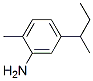 o-Toluidine,  5-sec-butyl-  (7CI) 结构式