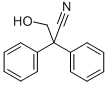 Benzeneacetonitrile,a-(hydroxymethyl)-a-phenyl- Structure