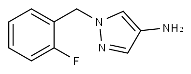 1-(2-氟苄基)-4-氨基盐酸盐, 925634-52-2, 结构式