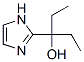 1H-Imidazole-2-methanol,  -alpha-,-alpha--diethyl- Structure