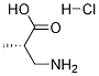 (S)-3-AMINO-2-METHYLPROPANOIC ACID-HCL, 925704-45-6, 结构式