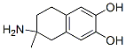 2-amino-2-methyl-6,7-dihydroxy-1,2,3,4-tetrahydronaphthalene 结构式