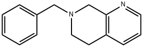 5,6,7,8-TETRAHYDRO-7-(PHENYLMETHYL)-1,7-NAPHTHYRIDINE 结构式