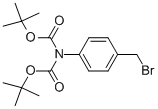 N,N-DI-BOC-4-BROMOMETHYL-PHENYLAMINE
 Struktur