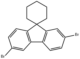 SPIRO-(CYCLOHEXAN-1,9'-(2,6-DIBROMO-FLUOREN))
 Structure