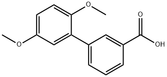 2,5-DIMETHOXYBIPHENYL-3-CARBOXYLIC ACID, 925909-06-4, 结构式