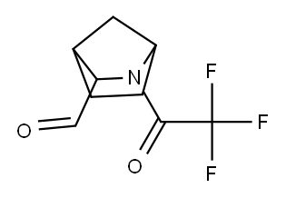 2-Azabicyclo[2.2.1]heptane-3-carboxaldehyde, 2-(trifluoroacetyl)-, endo- (9CI) Struktur