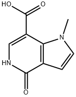4,5-DIHYDRO-1-METHYL-4-OXO-1H-PYRROLO[3,2-C]PYRIDINE-8-CARBOXYLIC ACID 结构式