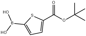 5-TERT-BUTOXYCARBONYLTHIOPHENE-2-BORONIC ACID Struktur