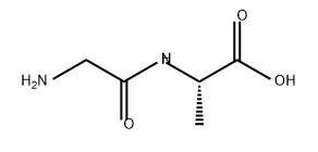グリシル-DL-アラニン 化学構造式