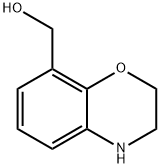 (3,4-Dihydro-2H-benzo[1,4]oxazin-8-yl)-methanol, 926004-43-5, 结构式