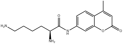 H-LYS-AMC酢酸塩 化学構造式