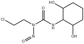 2-[[[(2-Chloroethyl)nitrosoamino]carbonyl]amino]-1,3-cyclohexanediol 结构式