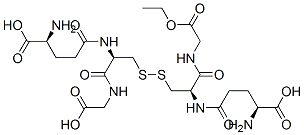 L-αGlu-L-Cys-Gly-エチルOH 化学構造式