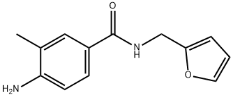 3-甲基-4-氨基-N-(2-呋喃基甲基)苯甲酰胺, 926190-79-6, 结构式