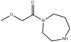 1-(メトキシアセチル)-1,4-ジアゼパン HYDROCHLORIDE 化学構造式