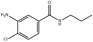 3-氨基-4-氯-N-丙基苯甲酰胺, 926201-28-7, 结构式