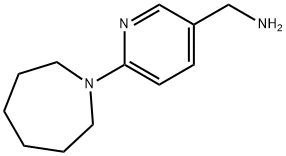 6-(吖庚环-1-基)吡啶-3-基]甲胺 结构式