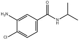 3-アミノ-4-クロロ-N-イソプロピルベンズアミド 化学構造式