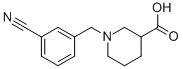 1-(3-CYANOBENZYL)PIPERIDINE-3-CARBOXYLIC ACID Structure