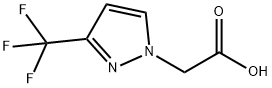 [3-(三氟甲基)-1H-吡唑-1-基]乙酸, 926241-24-9, 结构式