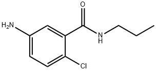5-アミノ-2-クロロ-N-プロピルベンズアミド HYDROCHLORIDE 化学構造式