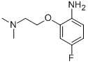 BENZENAMINE,2-[2-(DIMETHYLAMINO)ETHOXY]-4-FLUORO Structure