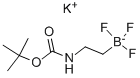 Potassium tert-butyl N-[2-(trifluoroboranuidyl)ethyl]carbamate Structure