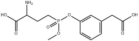 カルボキシメチルフェニルアミノカルボキシプロピルホスホン酸メチル 化学構造式