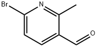 6-Bromo-2-methylpyridine-3-carboxaldehyde Structure