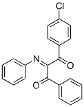 1-(4-chlorophenyl)-3-phenyl-2-phenylimino-propane-1,3-dione Structure