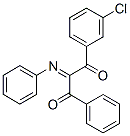 Propane-1,3-dione, 1-(3-chlorophenyl)-2-(phenylimino)-3-phenyl- Structure