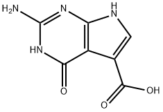2-氨基-4-氧代-4,7-二氢-1H-吡咯并[2,3-D]嘧啶-5-羧酸, 92636-62-9, 结构式