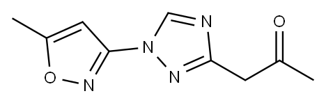1-[1-(5-METHYLISOXAZOL-3-YL)-1H-1,2,4-TRIAZOL-3-YL]ACETONE
