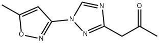 1-[1-(5-METHYLISOXAZOL-3-YL)-1H-1,2,4-TRIAZOL-3-YL]ACETONE