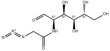 2-[(叠氮基乙酰基)氨基]-2-脱氧葡萄糖, 92659-90-0, 结构式