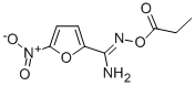 5-NITRO-2-FURAMIDEO-PROPIONOXIME Structure