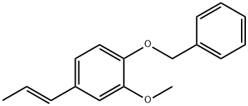 1-BENZYLOXY-2-METHOXY-4-(1-PROPENYL)BENZENE Structure