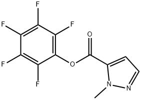 Pentafluorophenyl 1-methyl-1H-pyrazole-5-carboxylate Structure