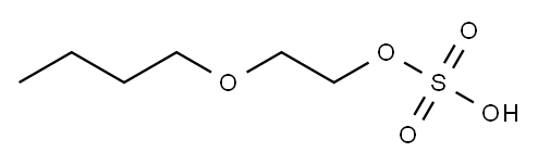 2-BUTOXYETHYL HYDROGEN SULFATE, 927-96-8, 结构式