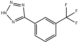 5-[3-(トリフルオロメチル)フェニル]-1H-テトラゾール 化学構造式
