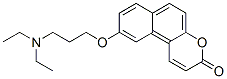 9-(3-diethylaminopropyloxy)-3H-naphtho(2,1-b)pyran-3-one Structure