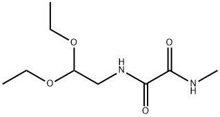N-(2,2-Diethoxyethyl)-N'-methyl-ethanediamide Structure